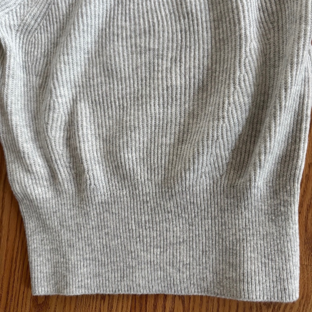 WHBM Ribbed Raglan Fitted Sweater - Picture 8 of 9